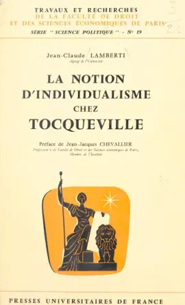 Read: La notion d'individualisme Book chez Tocqueville