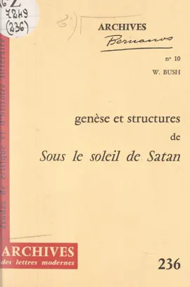 Read: Genèse et structures de "Sous le soleil de Satan" d'après Book le manuscrit Bodmer