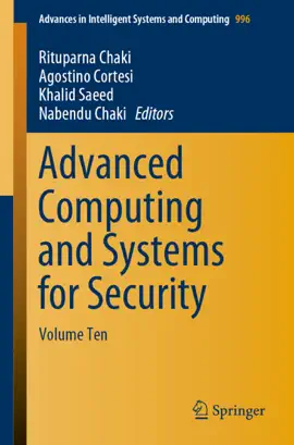 Read: Advanced Computing and Systems for Security Book