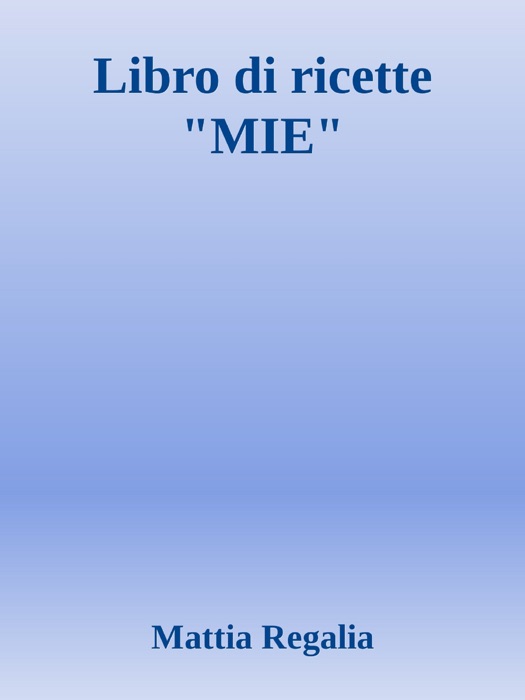 Libro di Ricette