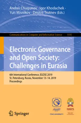 Read: Electronic Governance and Open Book Society: Challenges in Eurasia
