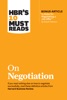 Book HBR's 10 Must Reads on Negotiation (with bonus article 