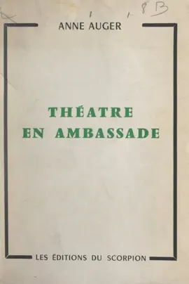 Read: Théâtre en ambassade Book