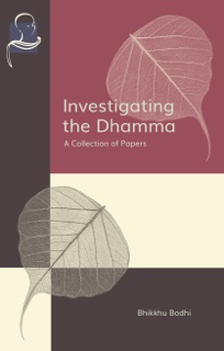 Investigating the Dhamma by Bhikkhu Bodhi