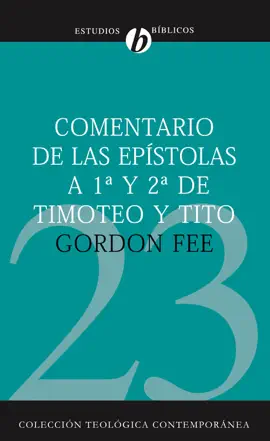 Read: Comentario de las epístolas Book de 1ª y 2ª de Timoteo y Tito