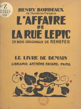 Read: L'affaire de la rue Book Lepic