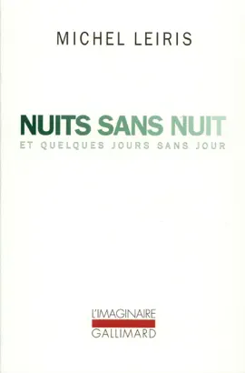 Read: Nuits sans nuit et quelques jours sans Book jour