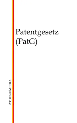 Read: Patentgesetz Book (PatG)
