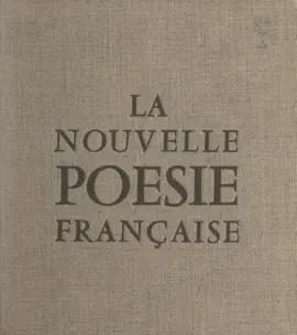 Read: La nouvelle poésie française Book