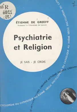 Read: Les problèmes Book du monde et de l'Église (9). Psychiatrie et religion