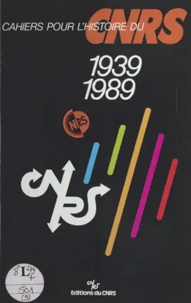 Read: Cahiers pour l'histoire du Book CNRS (9) : 1939-1989
