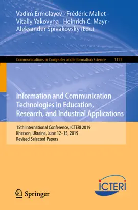 Read: Information Book and Communication Technologies in Education, Research, and Industrial Applications