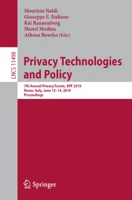 Read: Privacy Book Technologies and Policy