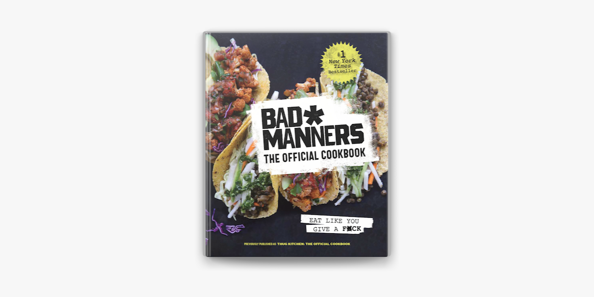 Thug kitchen cookbook best sale