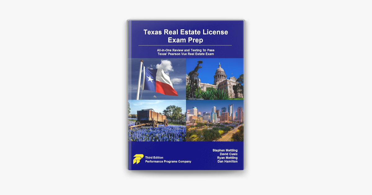 ‎Texas Real Estate License Exam Prep AllinOne Review and Testing to