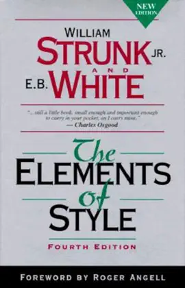 Read: The Book Elements of Style, Fourth Edition