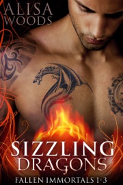 Sizzling Dragons Box Set (Books 1-3: Fallen Immortals Series) - Alisa Woods
