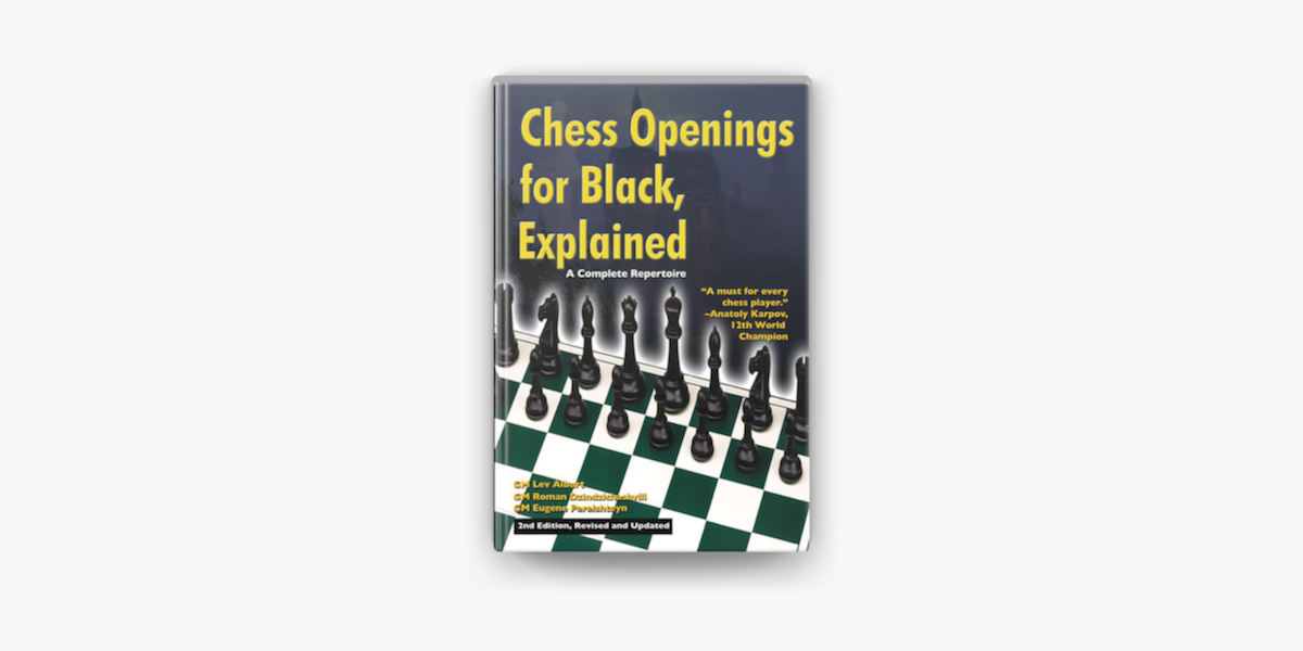 Alburt, lev & dzindzichashvili & perelshteyn chess openings for