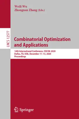 Read: Combinatorial Optimization Book and Applications