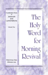 Crystallization-study of Jeremiah and Lamentations