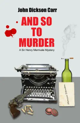 Read: Book And So To Murder
