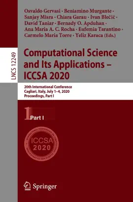 Read: Book Computational Science and Its Applications – ICCSA 2020