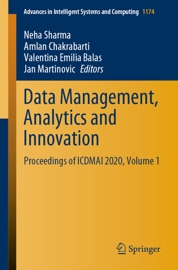 Data Management, Analytics and Innovation - Neha Sharma, Amlan Chakrabarti, Valentina Emilia Balas & Jan Martinovic