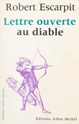 Read: Lettre ouverte au diable Book
