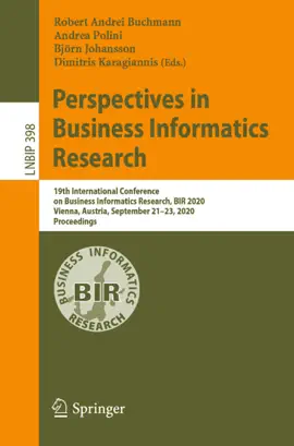 Read: Perspectives Book in Business Informatics Research