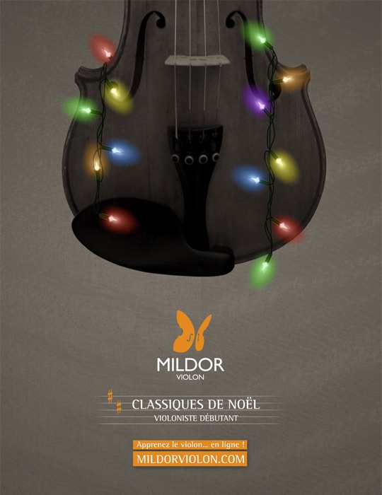 Violoniste débutant - Classiques de Noël