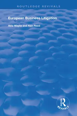 Read: European Business Litigation Book