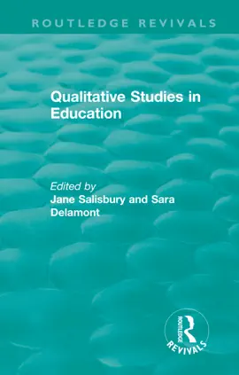 Read: Qualitative Studies in Education (1995) Book