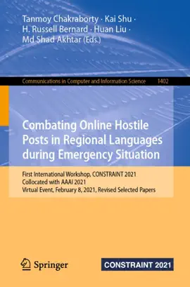Read: Combating Online Hostile Posts in Regional Languages during Emergency Book Situation