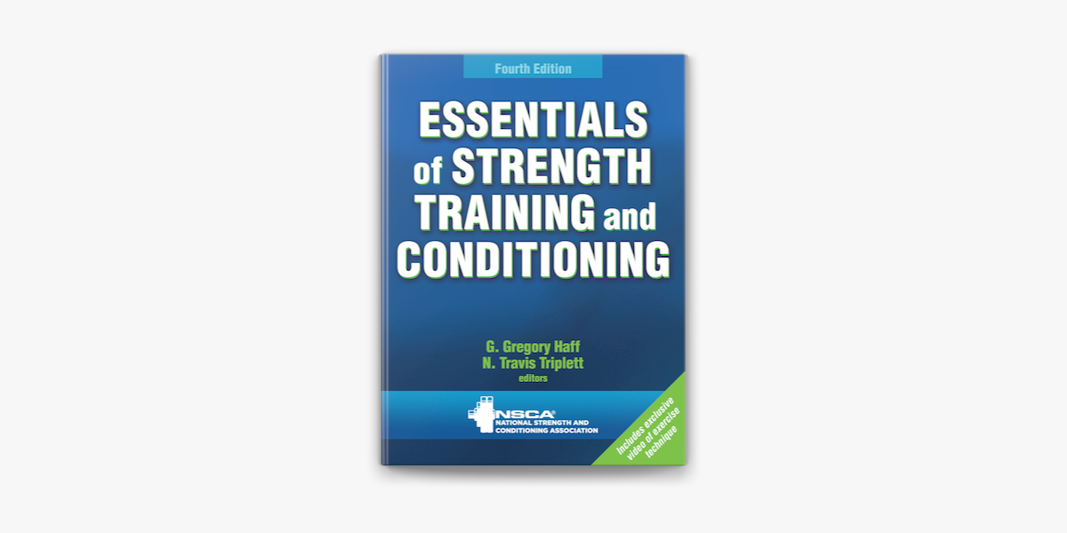 Nsca essentials of strength and conditioning hotsell