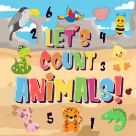 Let's Count Animals!  Can You Count the Dogs, Elephants and Other Cute Animals?  Super Fun Counting Book for Children, 2-4 Year Olds  Picture Puzzle Book