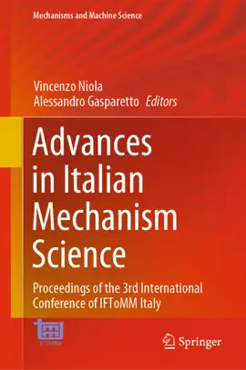 Read: Advances Book in Italian Mechanism Science