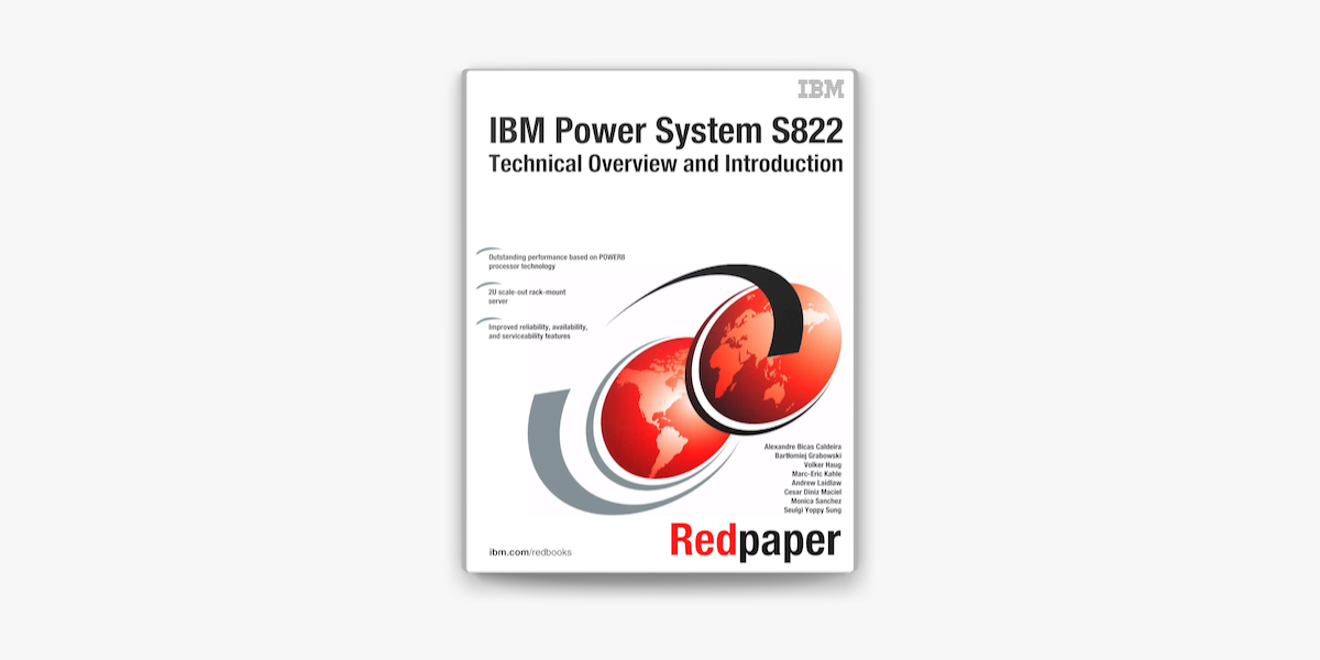 IBM Power System S822 Technical Overview and Introduction on Apple Books