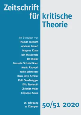Read: Zeitschrift Book für kritische Theorie, Heft 50/51