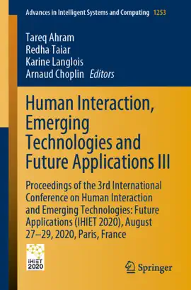 Read: Human Interaction, Emerging Technologies and Future Applications III Book