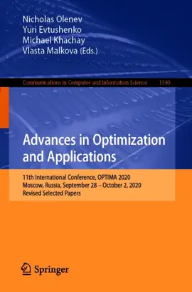 Read: Advances in Optimization and Applications Book