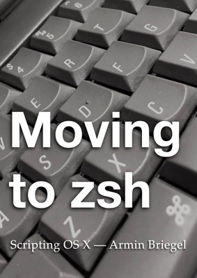 Moving to zsh