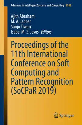 Read: Proceedings of the 11th International Conference on Soft Computing Book and Pattern Recognition (SoCPaR 2019)