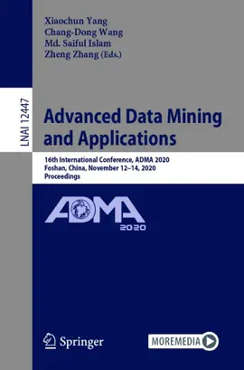 Read: Book Advanced Data Mining and Applications