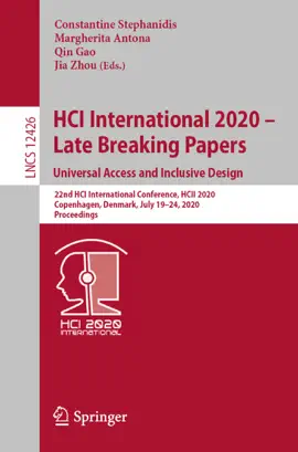 Read: HCI International Book 2020 – Late Breaking Papers: Universal Access and Inclusive Design
