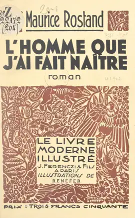 Read: Book L'homme que j'ai fait naître