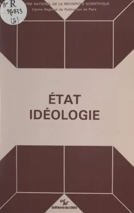 Read: État, Book idéologie