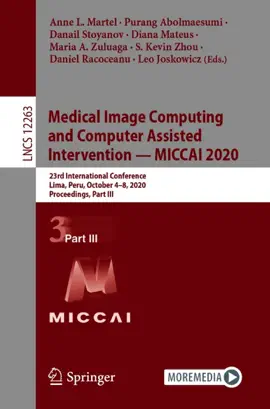 Read: Medical Image Book Computing and Computer Assisted Intervention – MICCAI 2020