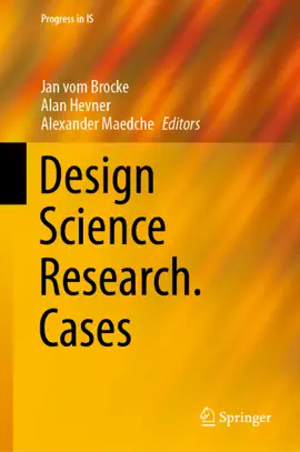 Read: Design Science Research. Cases Book