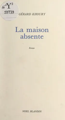 Read: La maison absente Book