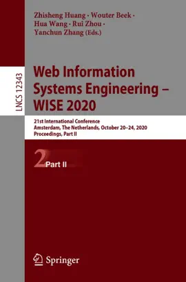 Read: Web Information Systems Engineering Book – WISE 2020
